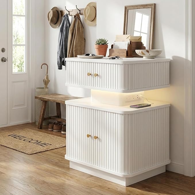 Night Stand, LED Nightstand, Modern Nightstand
