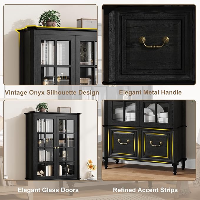 QUW 63" Tall Display Cabinet