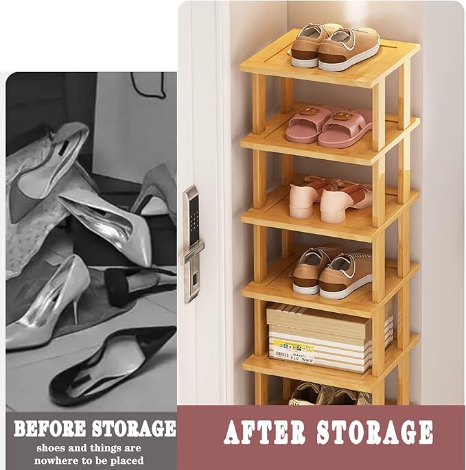 Bamboo Shoe Rack
