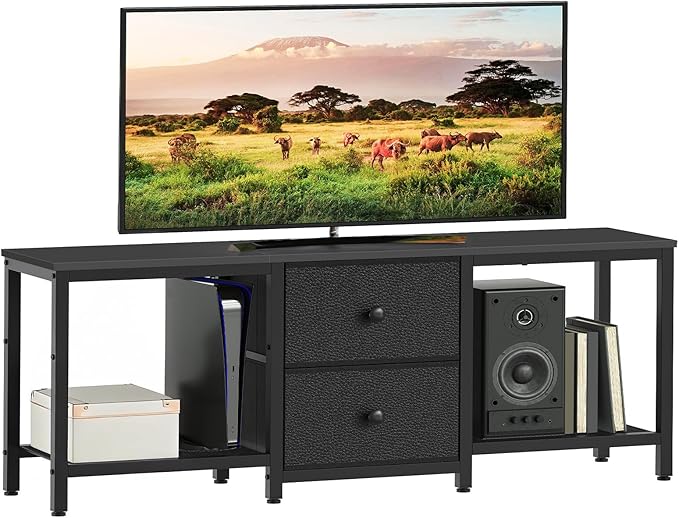 YATINEY TV Stand for TVs up to 55", Entertainment Center