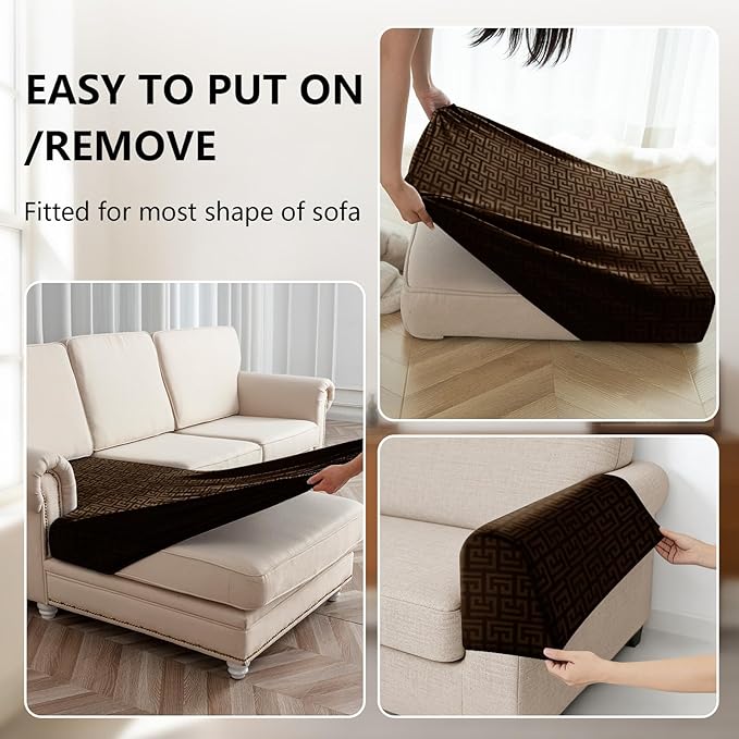 UNBBRRL Stretch Couch Armrest Covers