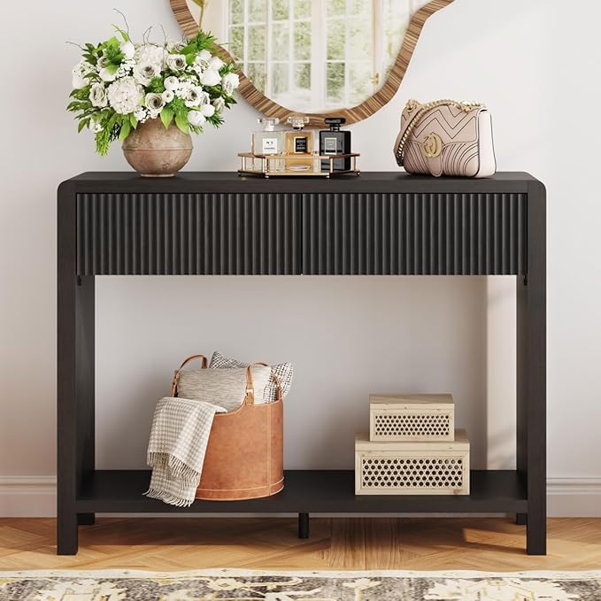 FATORRI Console Entryway Table, Modern Sofa Table