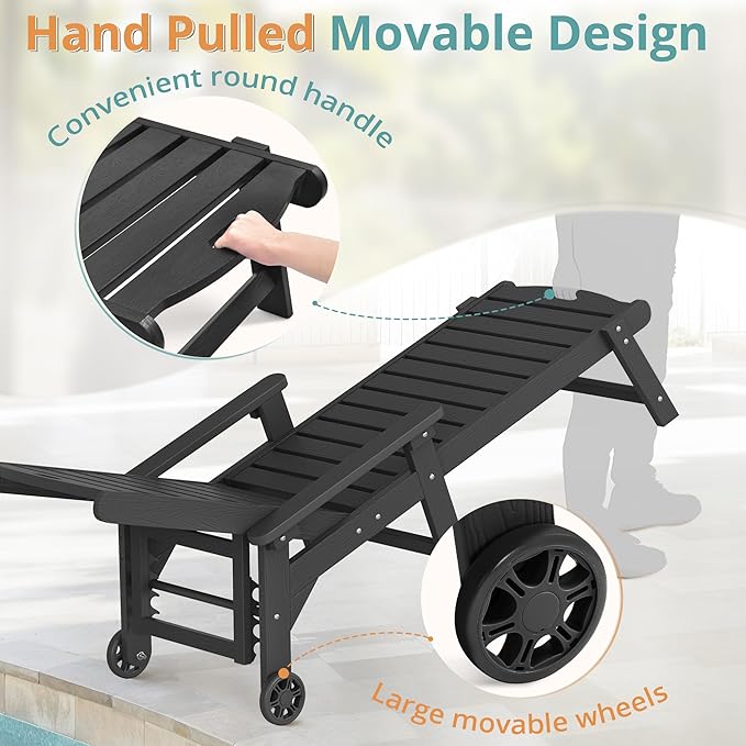 LUE BONA Outdoor Lounge Chair Set