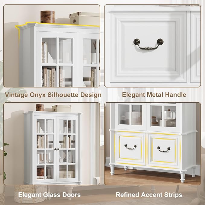 QUW 63" Tall Display Cabinet