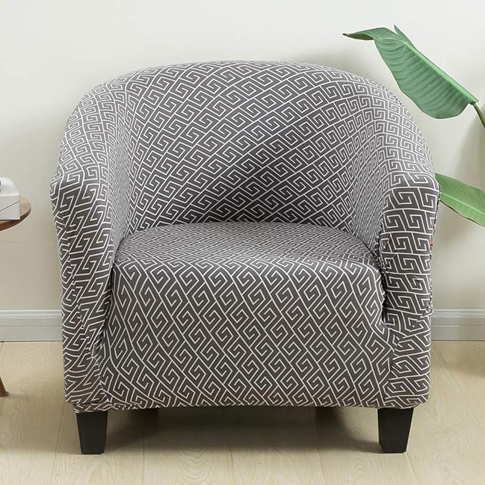 SearchI Club Chair Slipcover Stretch Barrel Chair Covers Printed Tub Chair