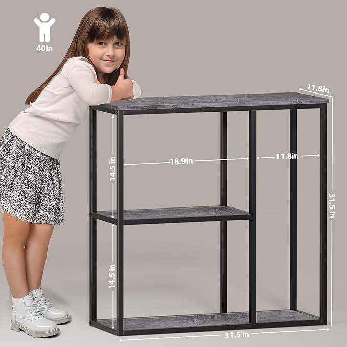 WOHOMO Console Table, 12 Inch Narrow Entryway Table