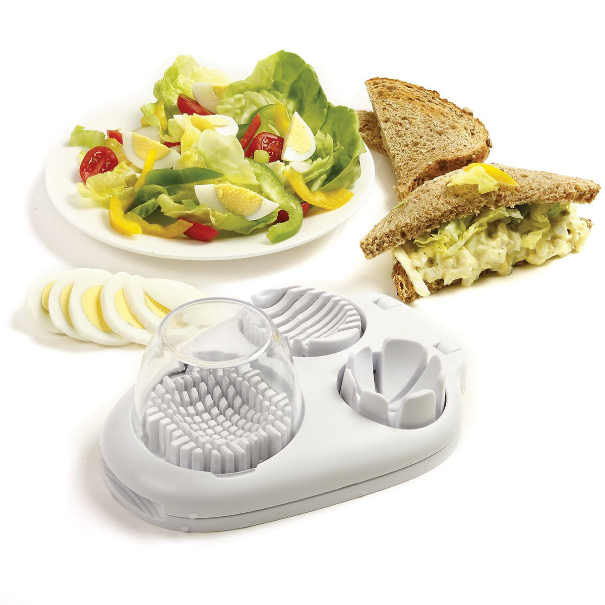 Norpro 998 Multi Egg Slicer, White
