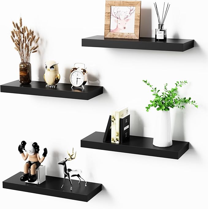 Bellsal Floating Shelves for Wall, Living Room, Bathroom Storage, Book Shelf