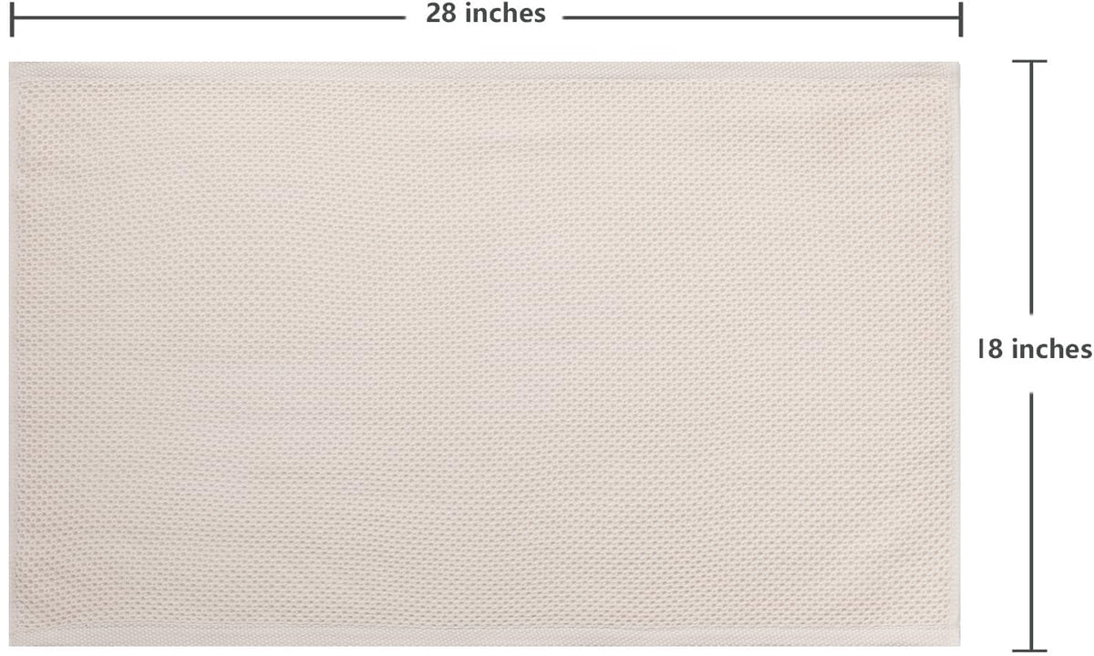 joybest Cotton Kitchen Towels, 4-Pack Waffle Weave Ultra Soft Absorbent Dish Towels Quick Drying Dish Cloths, 18 in x 28 in, Beige