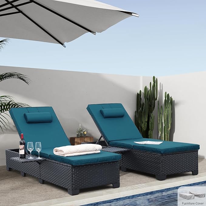 WAROOM Outdoor Chaise Lounge Chairs