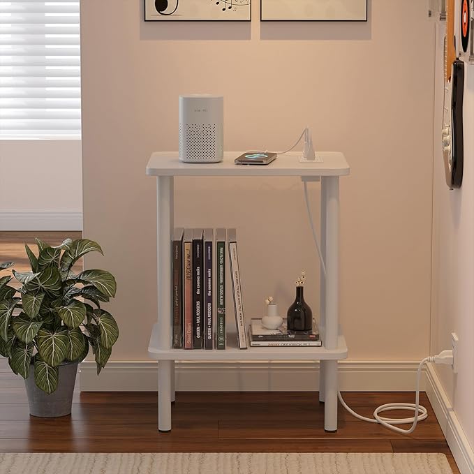 Apicizon 2 Tier End Table, Small Side Table
