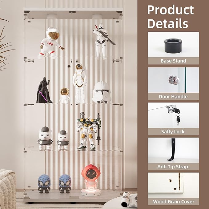Beauty4U Glass Display Cabinet