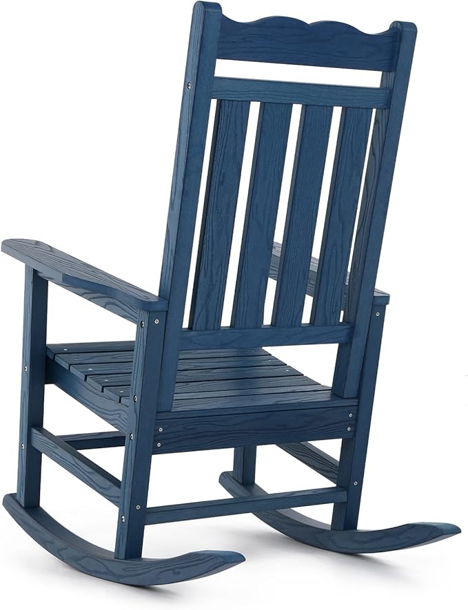 Stoog All-Weather Patio Rocking Chairs Set of 2, Outdoor Rocking Chair