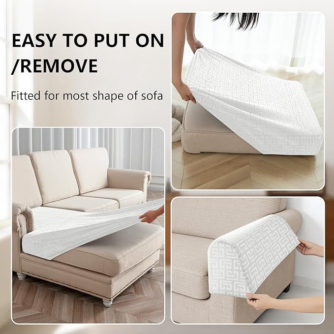 UNBBRRL Stretch Couch Backrest Cushion Cover