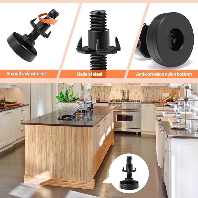 NANMOTUE Leveling Feet, Adjustable Furniture Levelers
