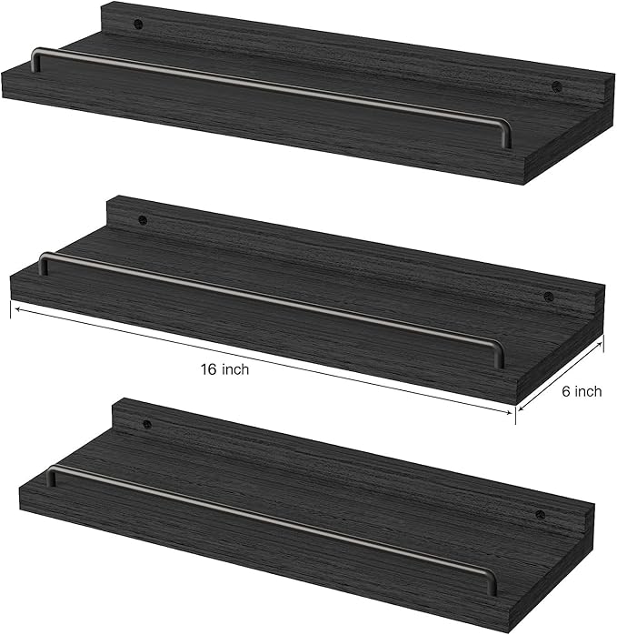 RYOFOBETTO Floating Shelves for Wall Decor Bathroom Shelves Over Toilet