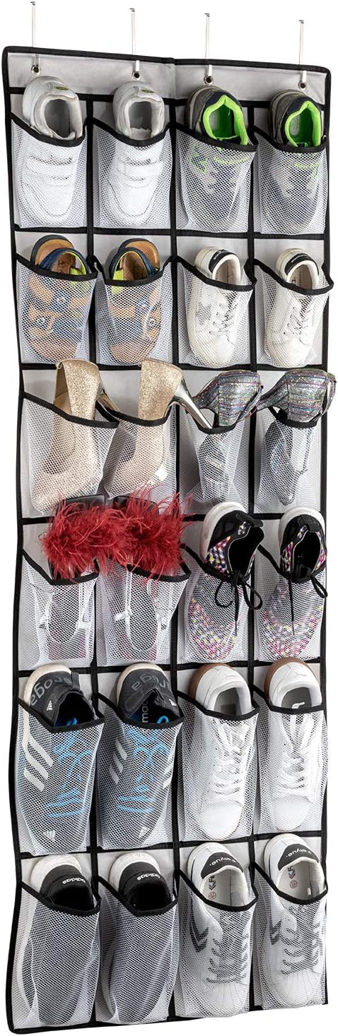 SAVERHO Over the Door Shoe Organizer, Hanging Shoe Organizer