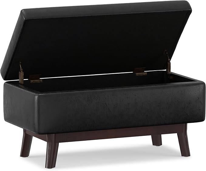 SIMPLIHOME Owen Small Rectangular Storage Ottoman