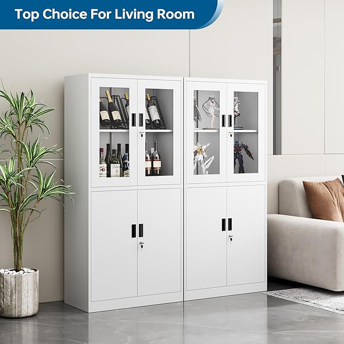 PEUKC Display Storage Cabinet