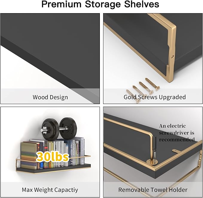 Shario Floating Shelves