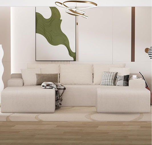 105" Convertible Sectional Couch