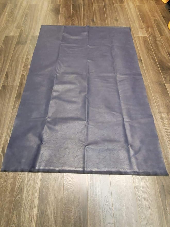 NAT Leathers | Navy Soft Faux Vegan Leather PU | 3 Yard Cut by The Yard |