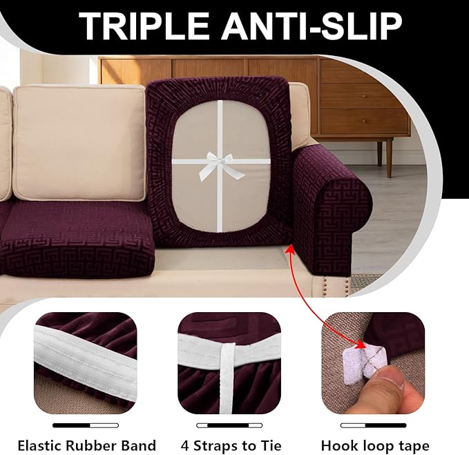 UNBBRRL Stretch Couch Cushion Cover