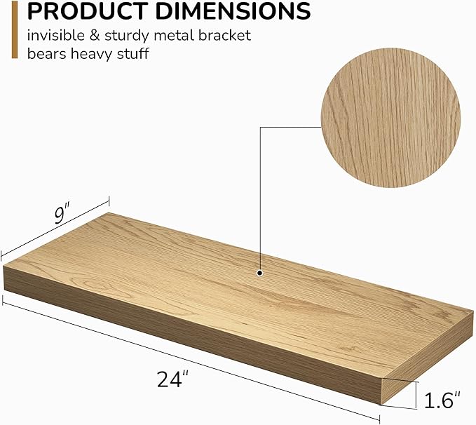 Fun Memories Floating Shelves