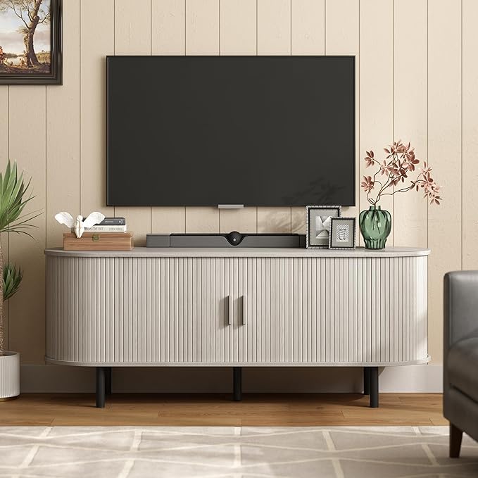 ONBRILL 55" TV Stand with Power Outlet