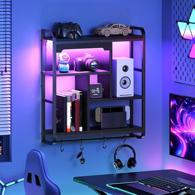 HOOBRO Gaming Floating Shelves