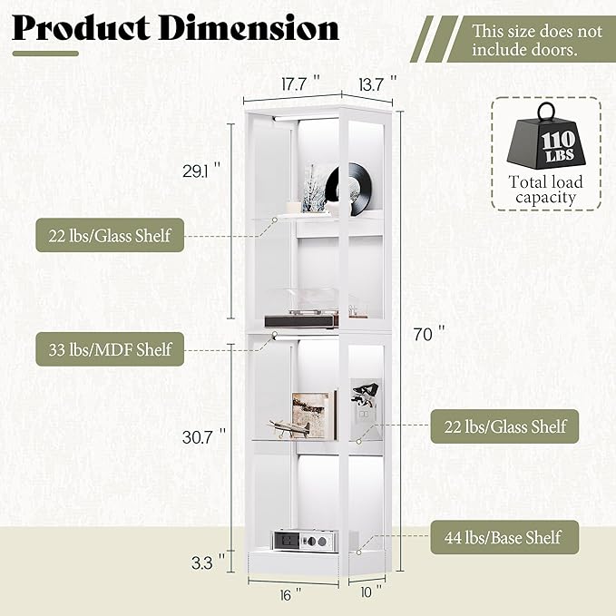 AMERLIFE RGB Display Cabinet