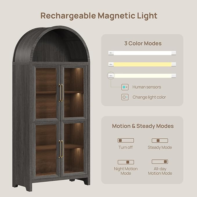 SICOTAS 74" Display Cabinet