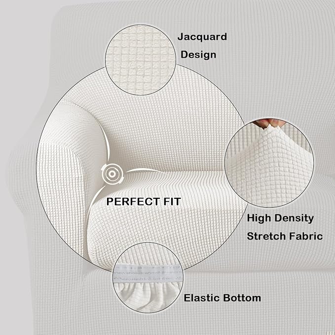 Turquoize 2 Piece Chair Covers Armchair Slipcovers
