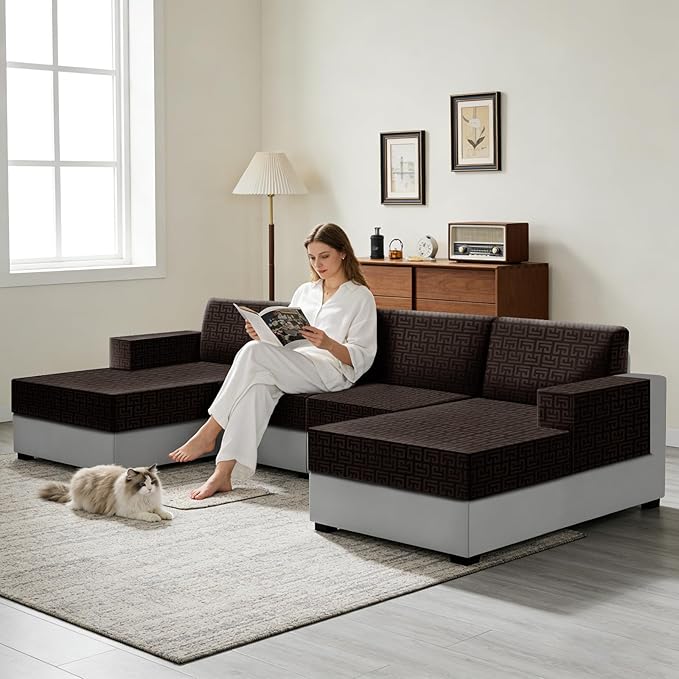 UNBBRRL Stretch Couch Backrest Cushion Cover