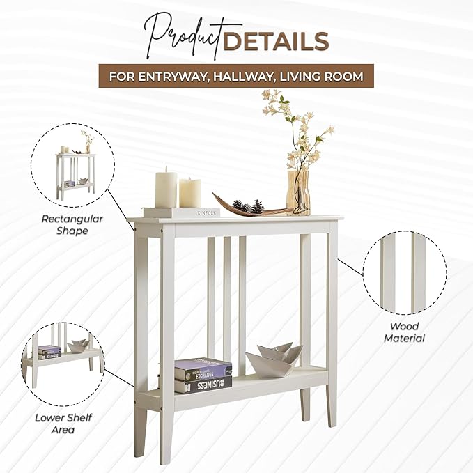 Kings Brand Furniture Narrow Console Table