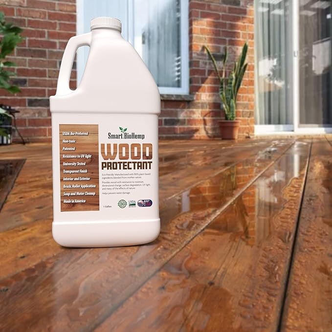 Plant-Powered 5-Gallon Wood Protectant, Protects Wood from Water & UV Rays