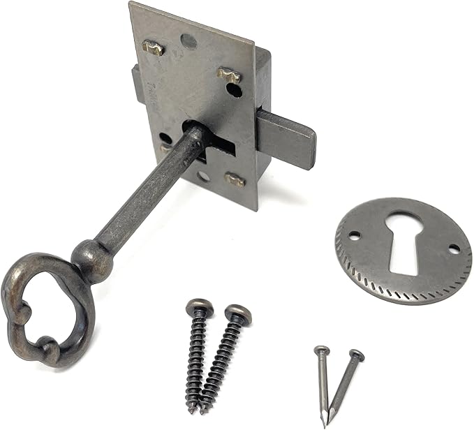 Metal Magery Small Antique Brass Flush Mount Lock