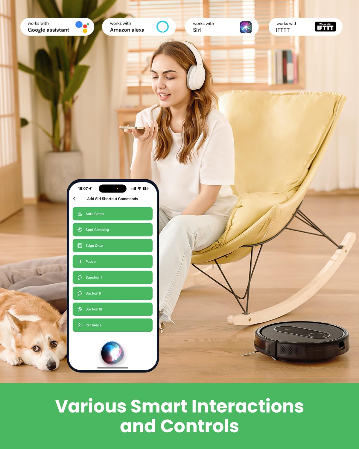 Vexilar Robot Vacuum,2 in 1 Mopping and Vacuuming, App/Voice/Remote Control,Self-Charging Robotic Vacuum Cleaner,Good for Hard Floor, Low-Pile Carpet, Pet Hair (Small)