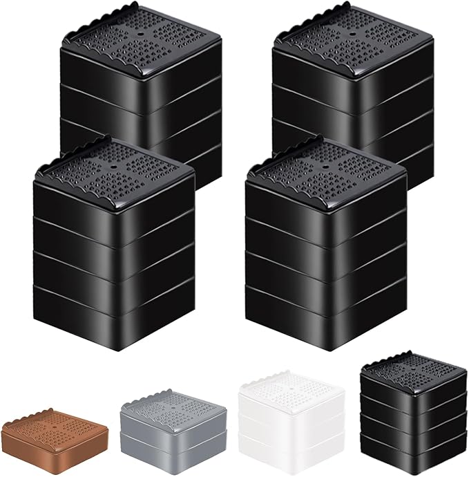 Furniture Risers Heavy Duty Adjustable Bed Risers Blocks Lift 4, 2 inches