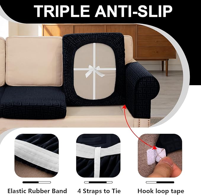 UNBBRRL Stretch Couch Cushion Cover
