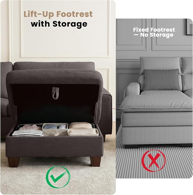 DOPEDIO L-Shaped Sectional Sofa