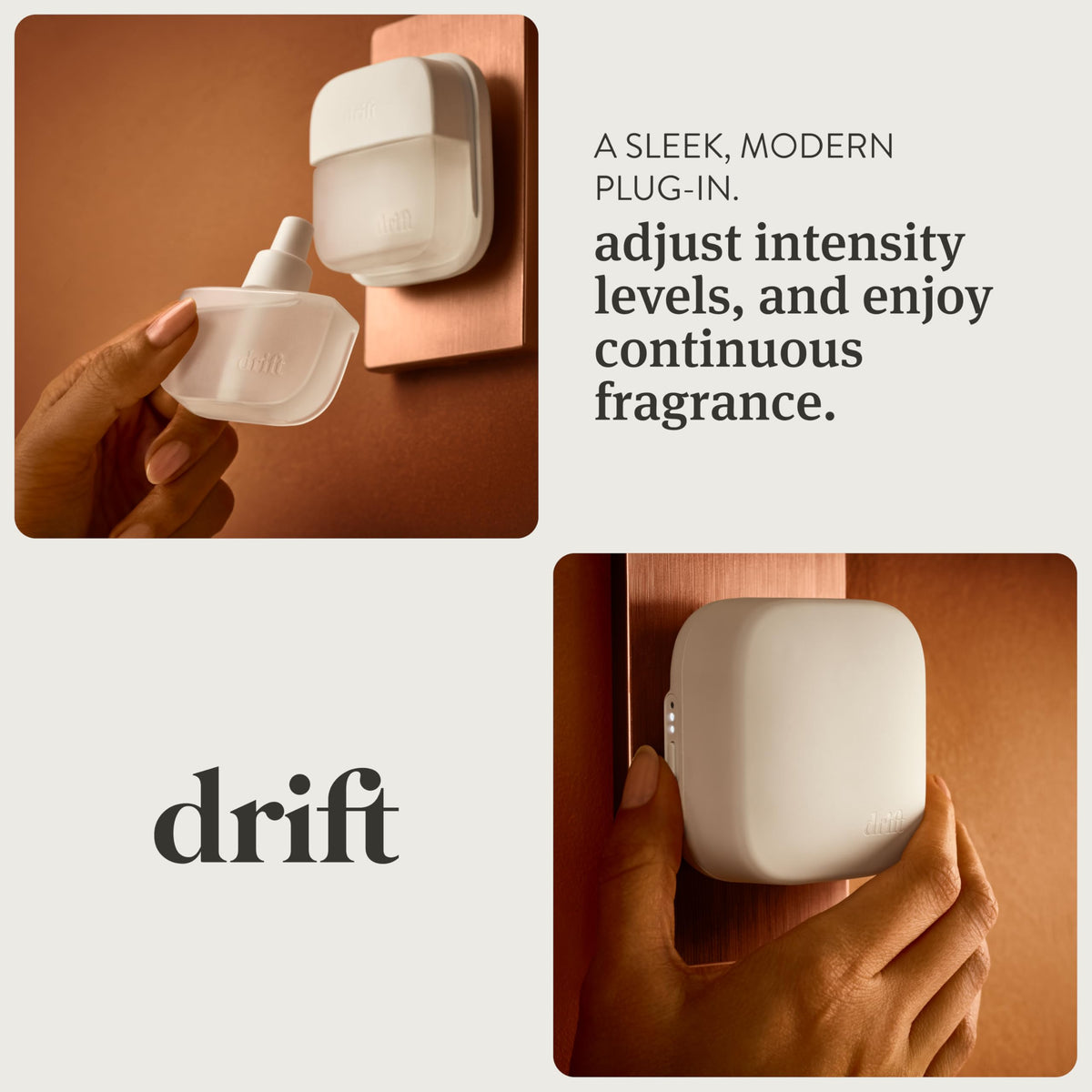 Drift Home Scent Diffuser Starter Kit in Grove - Adjustable and Long Lasting Diffuser Aroma - Clean Ingredients, Pet Safe