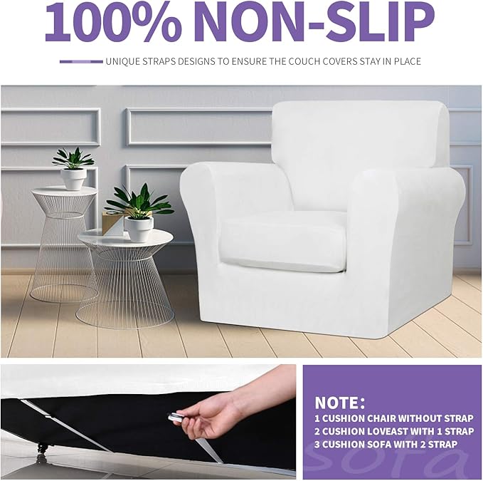ZNSAYOTX Luxury Chair Slipcovers