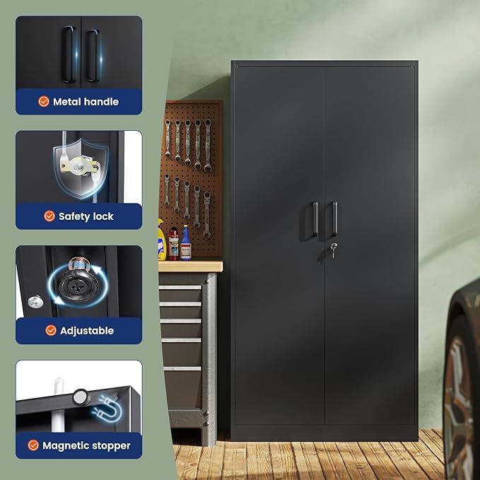 Yizosh Metal Storage Cabinet