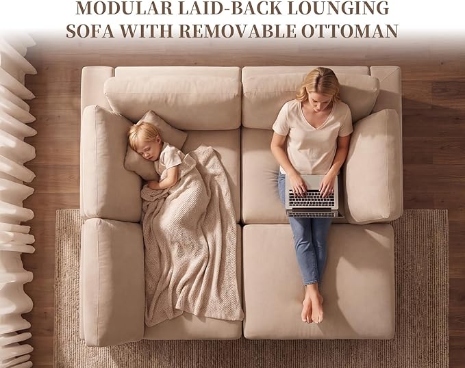 Modular Cloud Sectional Couches