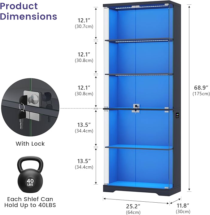 Dystler Glass Display Cabinet