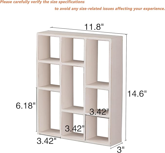 SOFE Small White Shadow Box