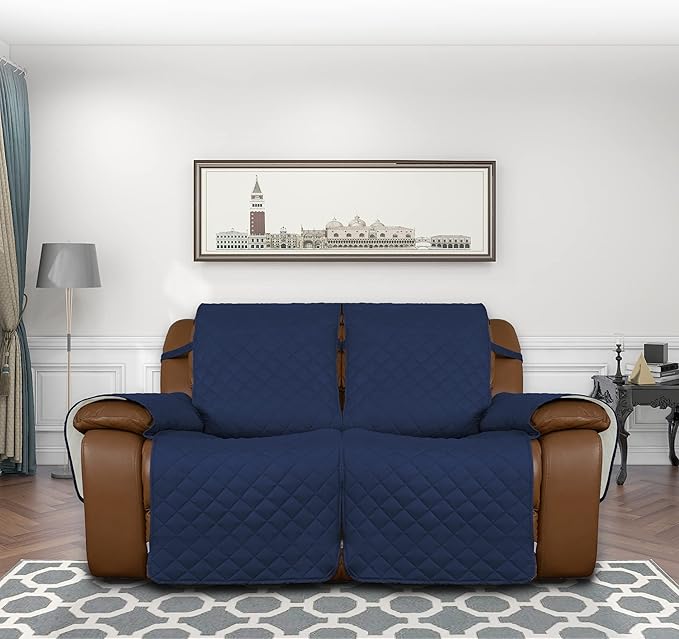 Easy-Going Oversized Loveseat Recliner Cover, Reversible Couch Cover
