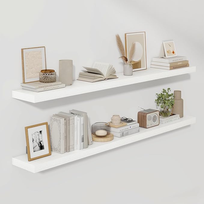 Fun Memories 66 Inch Fireplace Mantel Shelf