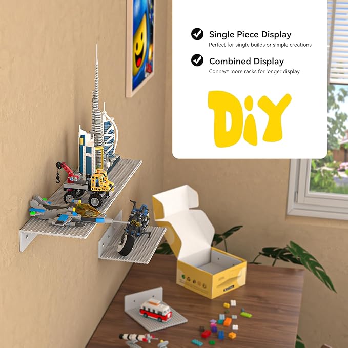 BlissBox 12-Pack Floating Display Shelves